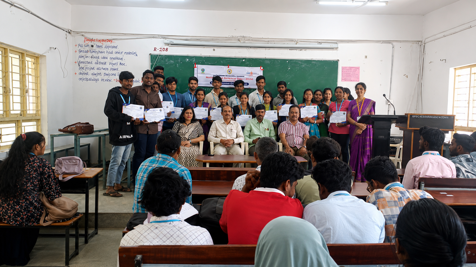 Certificate distribution ceremony